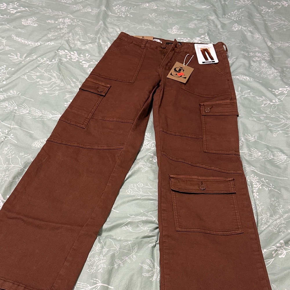 Brown Straight Leg Women's Jeans
